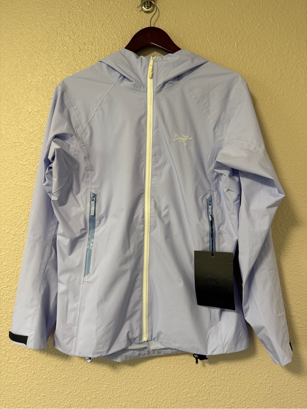 NWT Arc'teryx Kadin Hoody Gore-Tex Infinium Softshell Jacket Blue S Outdoor - Picture 3 of 16